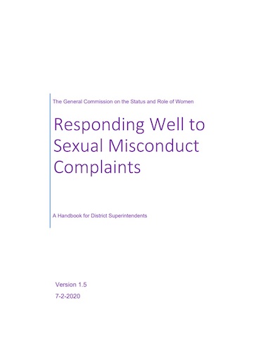 District Superintendent's Sexual Misconduct Handbook