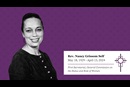 Rev. Nancy Grissom Self, (May 18, 1929 - April 13, 2024), served as the first Secretariat of the General Commission on the Status and Role of Women.