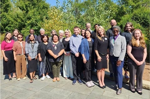GCSRW Board of Directors and Staff gather for a group photo during the Fall board meeting Sept 18-19, 2025, in Glenview, Ill.
