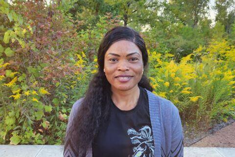 GCSRW board member Angel Tshindj a Musaw