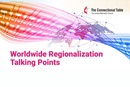 Worldwide regionalization talking points flyer preview image.  Worldwide regionalization talking points flyer preview image.