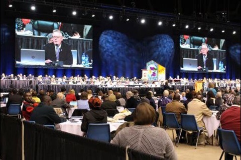 Delegates in attendance at General Conference 2019.  Delegates in attendance at General Conference 2019.