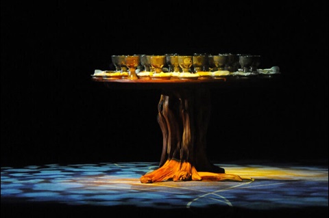 Communion table at the opening worship of the 2012 United Methodist General Conference held in Tampa, Fla. bringing together worshipers from around the globe. Photo by John C. Goodwin, UMNews.