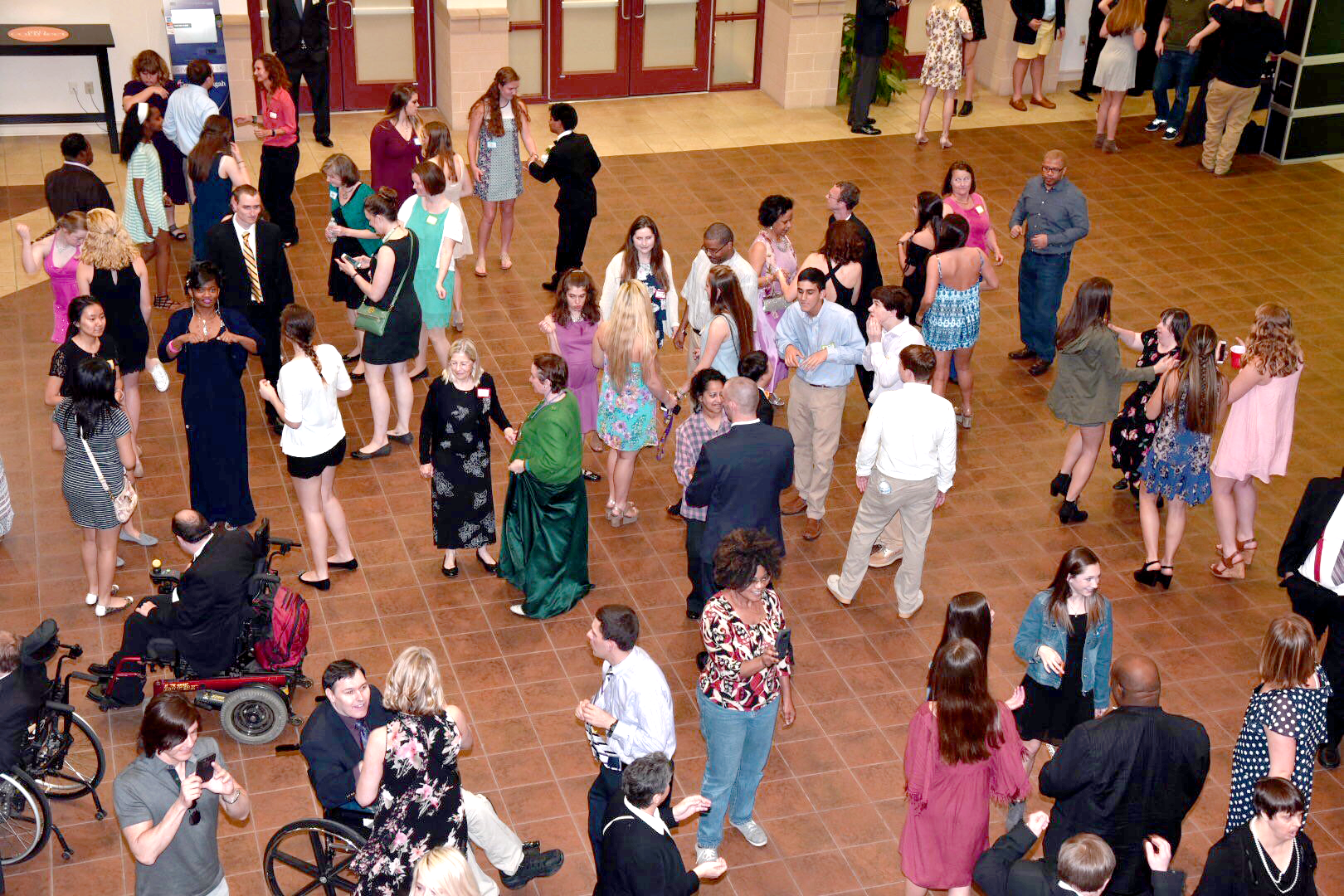 Attendees flock to the dance floor in anticipation of an unforgettable night of dancing and community connections during Mount Pisgah United Methodist Church's "Dream Big Dance." Photo courtesy of Mount Pisgah United Methodist Church.