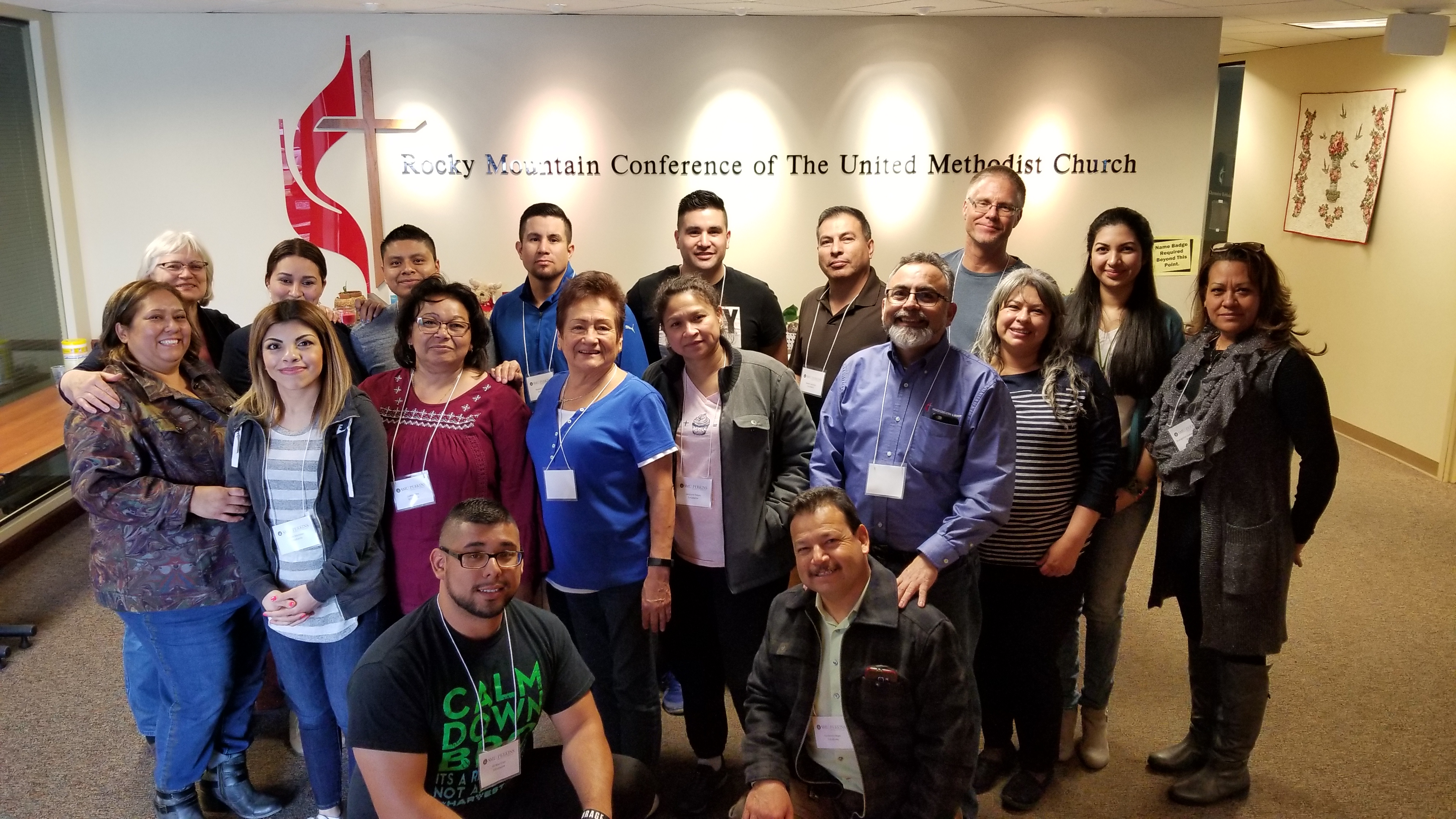 Líderes asistieron el Curso de Estudio híbrido en Denver, Colorado. Foto cortesía de Aileen Jimenez. 