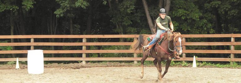 Western riding at Camp Allegheny