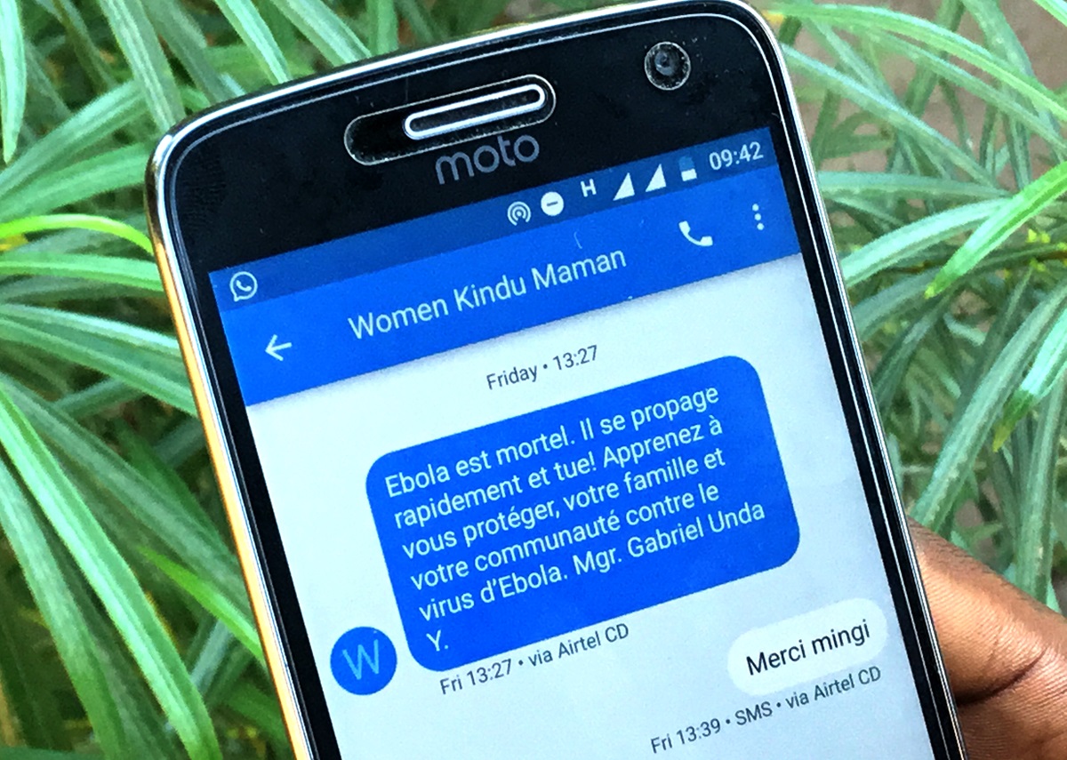 Remembering the West Africa Ebola epidemic four years ago, United Methodist communicators in Africa and their colleagues in the United States are working together to send messages to church members in the affected regions to educate the community about how to avoid contact with the disease. Photo by Pierre Omadjela, UMNS.