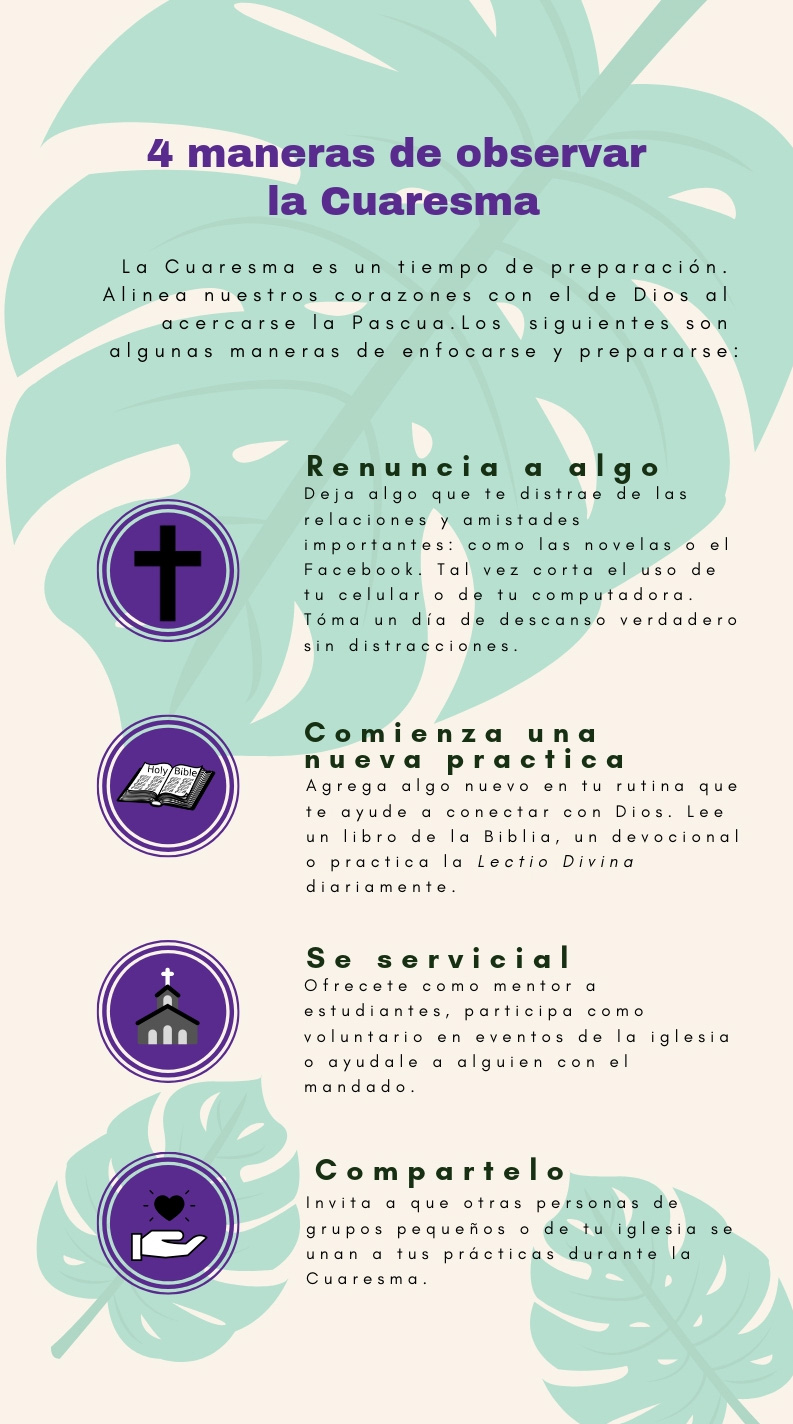4 maneras de observar la Cuaresma