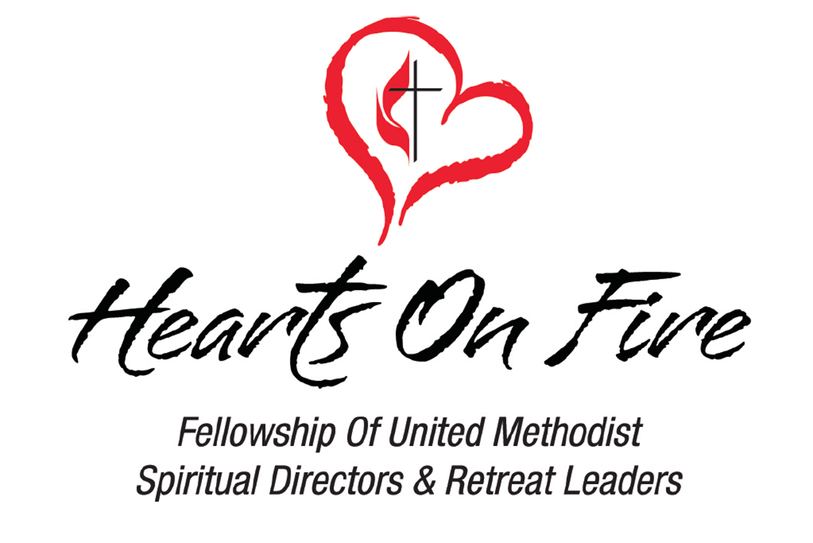 Logo for Hearts On Fire! Fellowship United Methodist Spiritual Directors and Retreat Leaders. 