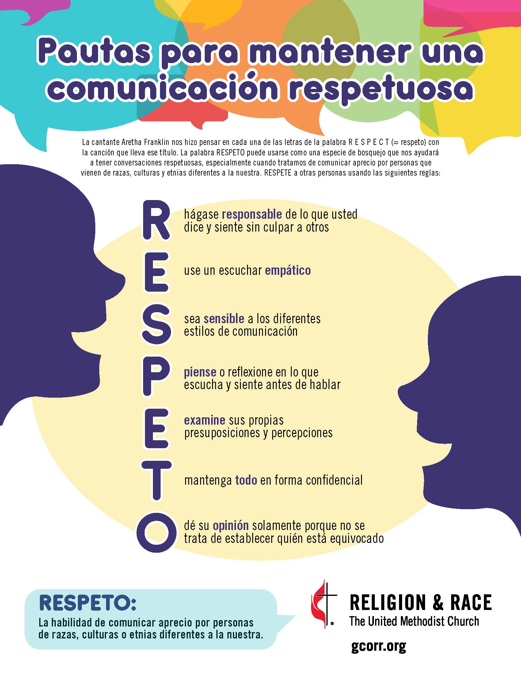 Pautas para mantener una comunicación respetuosa | ResourceUMC