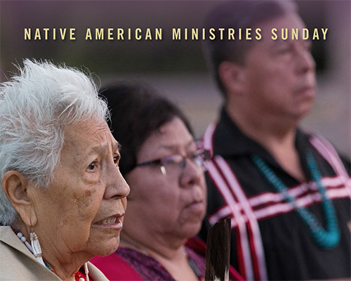 Native American Ministries Sunday Giving Promo Card image Native American Ministries Sunday Giving Promo Card image