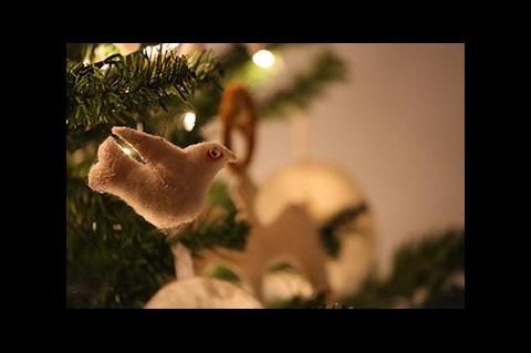 Decorations for the Advent and Christmas seasons hang in Glendale United Methodist Church in Nashville, Tenn. Photo by Steven Kyle Adair, United Methodist Communications.