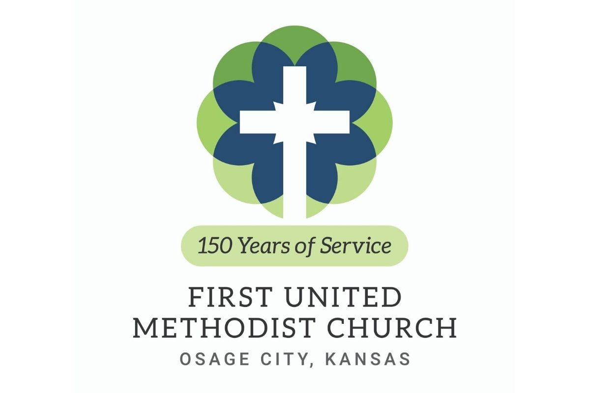 Anniversary logo created for First United Methodist Church in Osage City, Kansas. (Image courtesy of United Methodist Communications.)