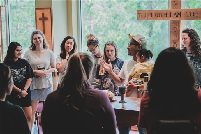 오이콘 연합감리교회 가족 수양회 2019년 3월 1일 . 사진 제공, 오이콘 연합감리교회(코로나바이러스-19 이전 촬영)