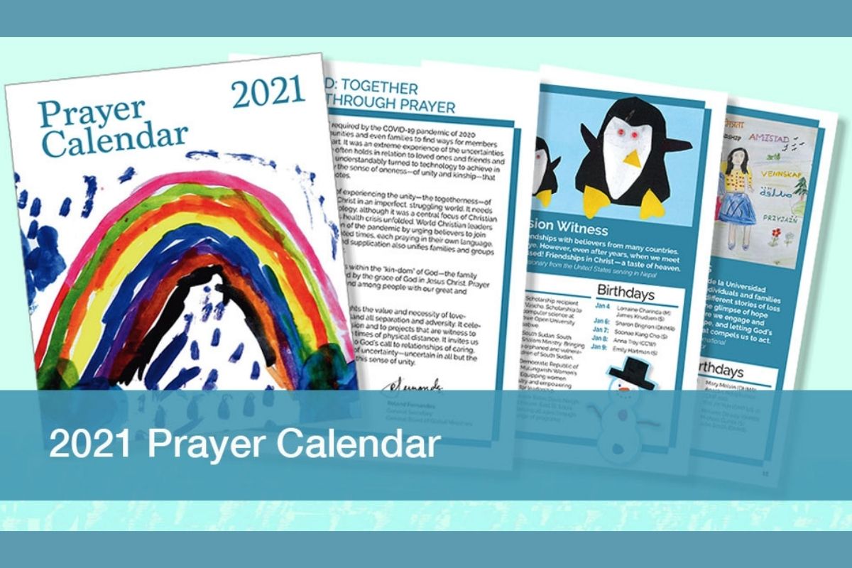 United Methodist Women's 2021 prayer calendar