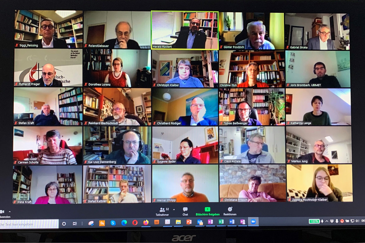 The Executive Committee of the United Methodist Church in Germany agreed to become more open and inclusive on matters relating to human sexuality during a video meeting Nov. 20-21. The decision seeks to preserve unity through a perspective of respectful coexistence as a way forward. Photo by Klaus Ulrich Ruof, United Methodist Communications Germany.