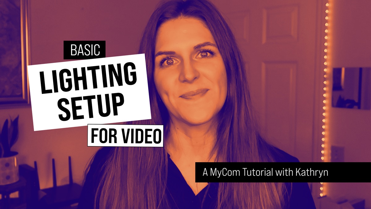 basic lighting setup for video | ResourceUMC