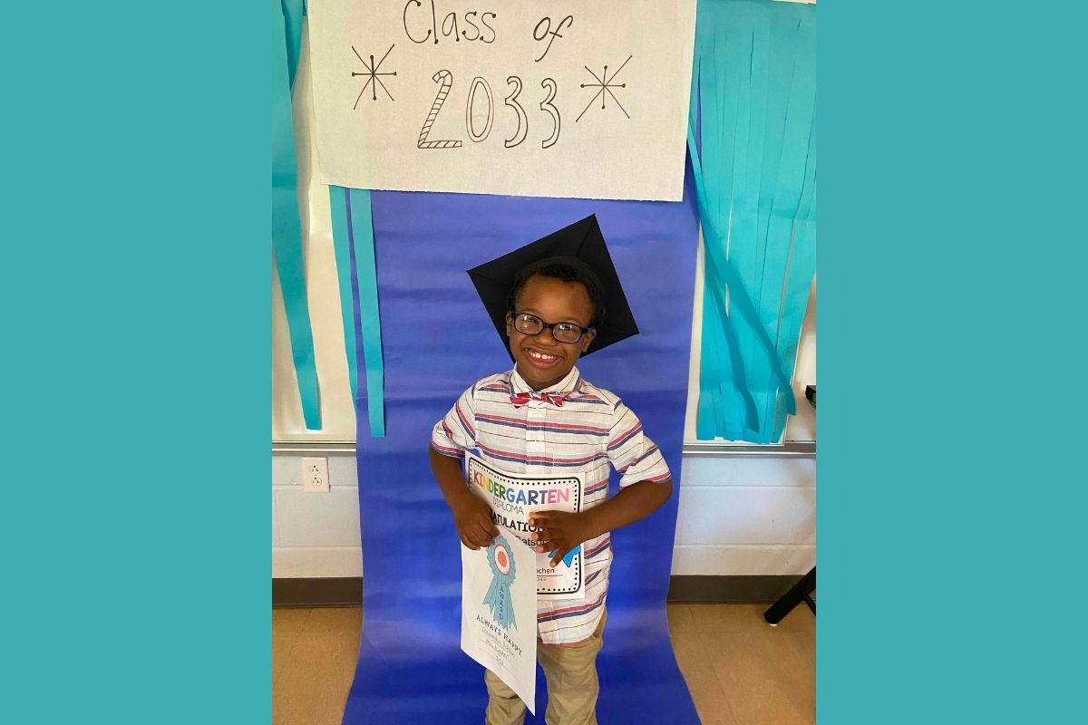 Royya James' son Alexander Elijah James Batson graduated from kindergarten at Norman Binkley Elementary and is awaiting the start of 1st Grade. (Photo courtesy of Royya James.)