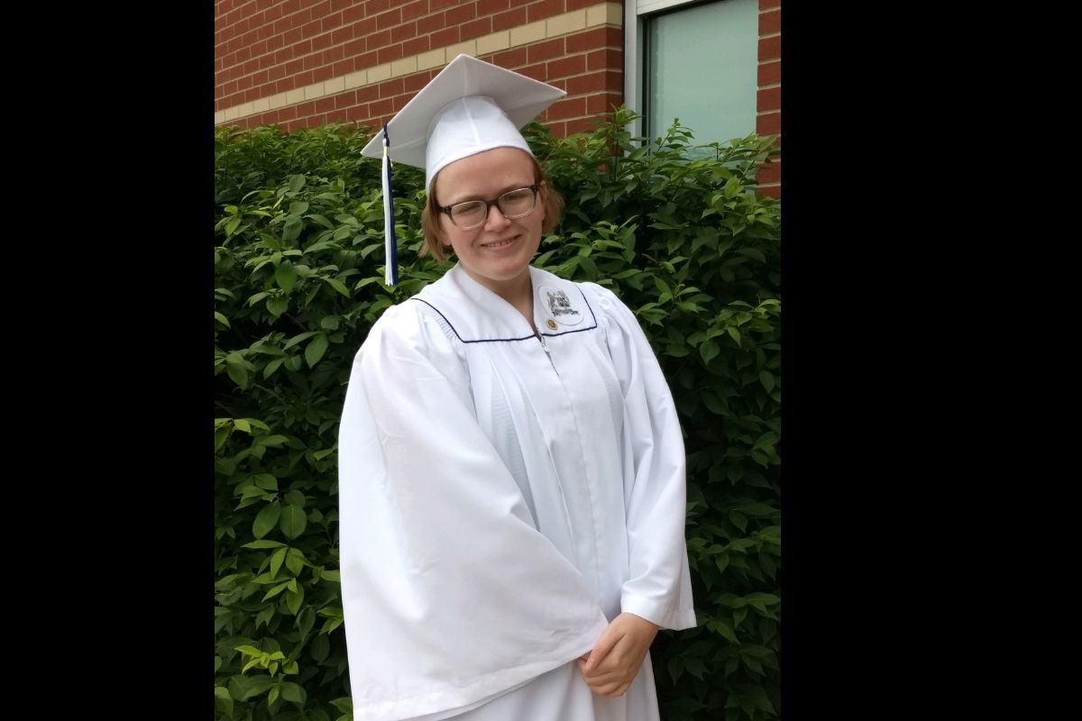 Teresa Faust's niece Caroline Mullins graduated from Springboro High School in Springboro, OH. She plans to attend Ohio Wesleyan University in Ohio. (Photo courtesy of Teresa Faust.)