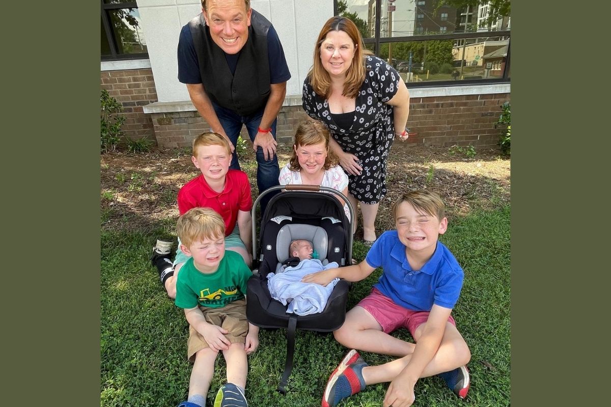 Dan Krause and his family welcomed Mylo Krause on May 14th. He was born eight weeks early and spent almost a month in the NICU but is now home and doing great! (Photo courtesy of Dan Krause.)
