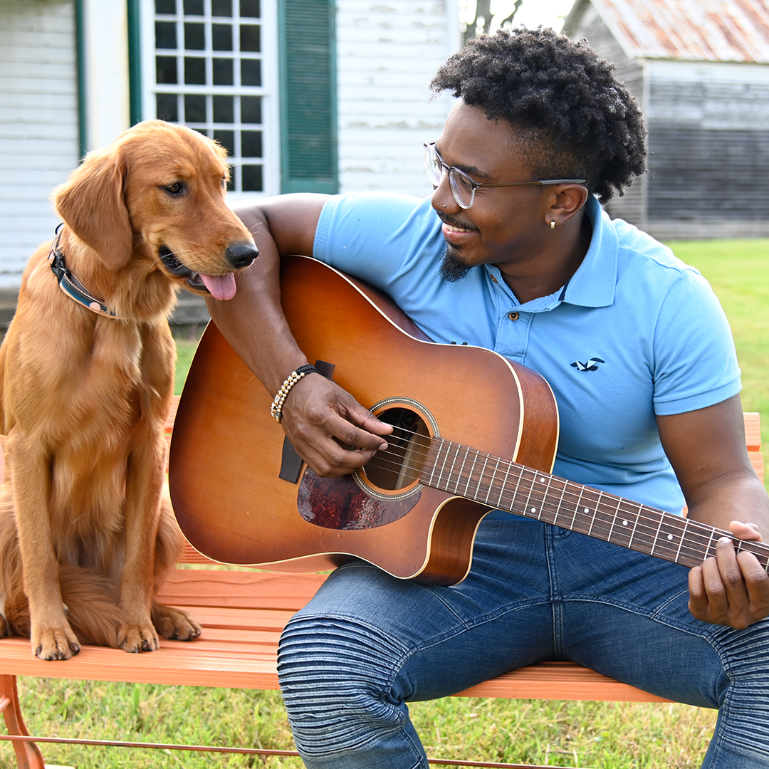 Back to Church Campaign, 2021: "Guy with guitar" social media graphic