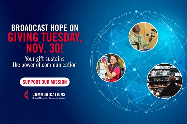 Giving Tuesday image courtesy of United Methodist Communications.