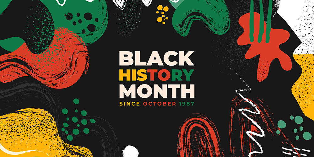 Hand drawn Flat Black History Month Background/pikisuperstar