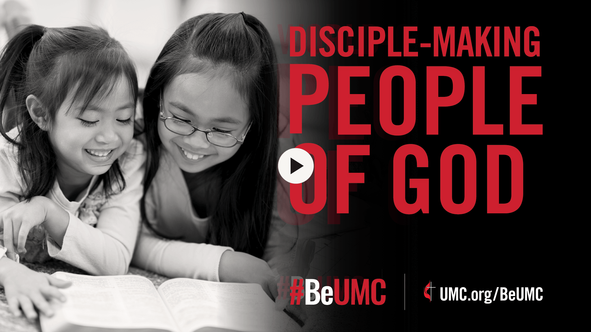 We share God’s love and nurture growing faith. The #BeUMC campaign reminds us of who we are at our best — the spirit-filled, resilient, connected, missional, faithful, diverse, deeply rooted, committed, disciple-making, Jesus-seeking, generous, justice-seeking, world-changing people of God called The United Methodist Church. Video screenshot.