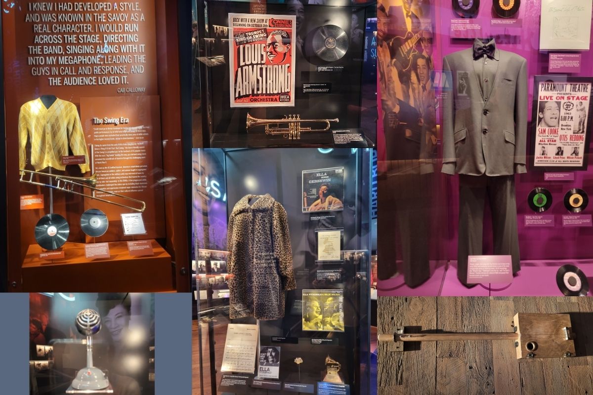 Exhibits at the National Museum of African American Music. (Photos by Brenda Smotherman.)