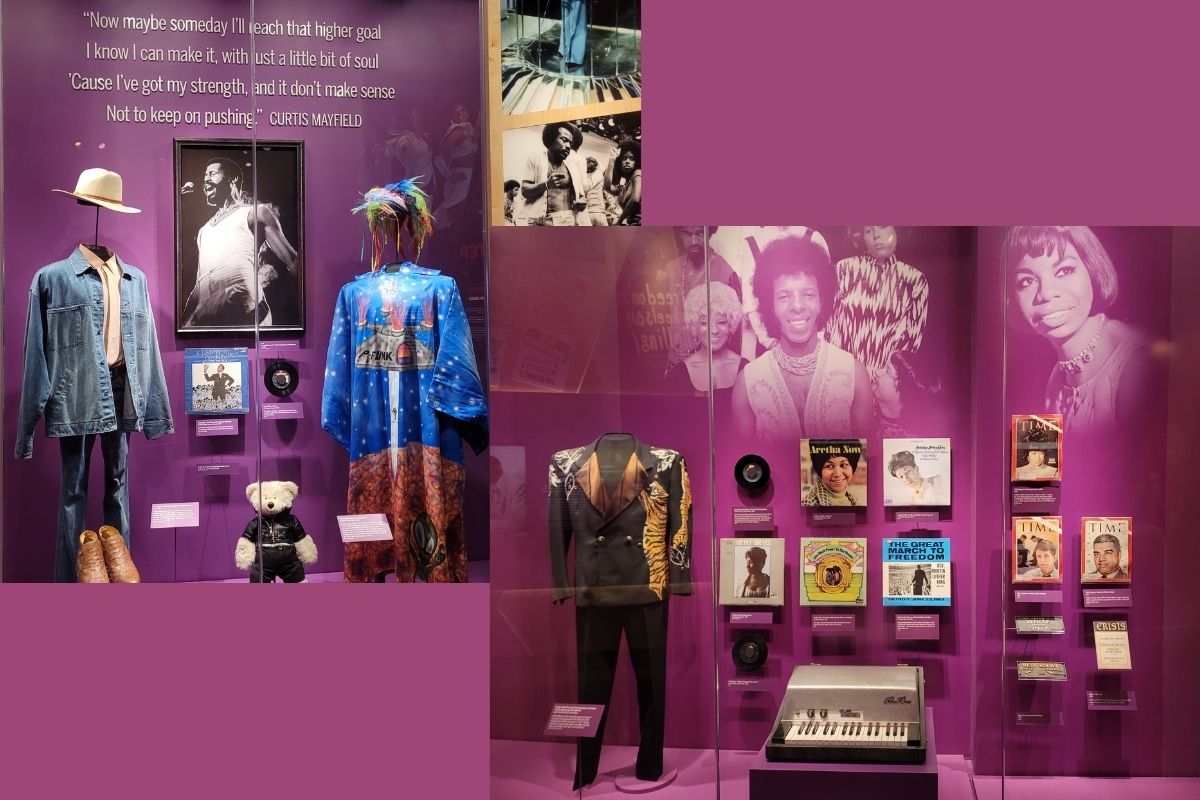 Exhibits at the National Museum of African American Music. (Photos by Brenda Smotherman.)
