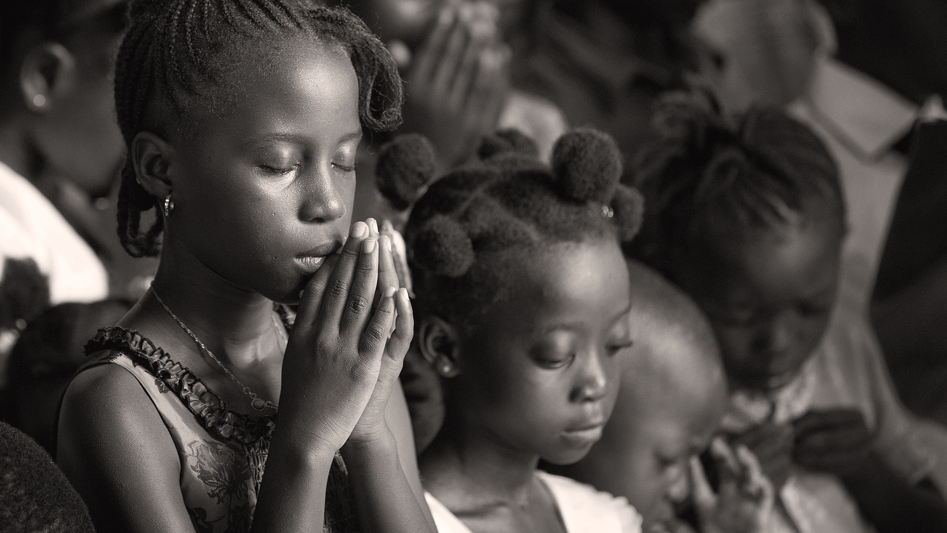 The #BeUMC campaign reminds us of who we are at our best. As people of God called The United Methodist Church, we’re faithful followers of Jesus seeking to make the world a better place. Praying (girl), design asset (background image).