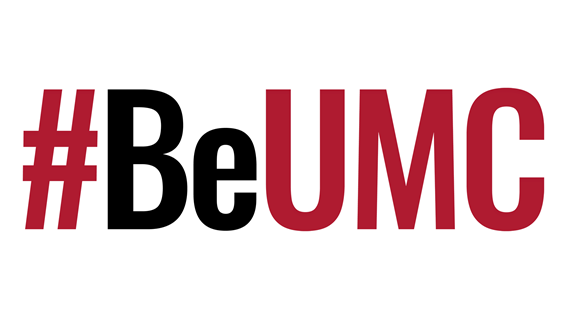 The #BeUMC campaign reminds us of who we are at our best. As people of God called The United Methodist Church, we’re faithful followers of Jesus seeking to make the world a better place. #BeUMC black and red logo on white background (1920x1080). 