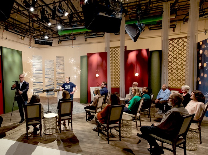 Adam Hamilton's video series, "Prepare the Way of the Lord," was shot in our on-site studio facility.