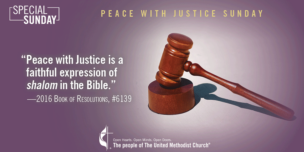 June 04 Peace with Justice Sunday Today