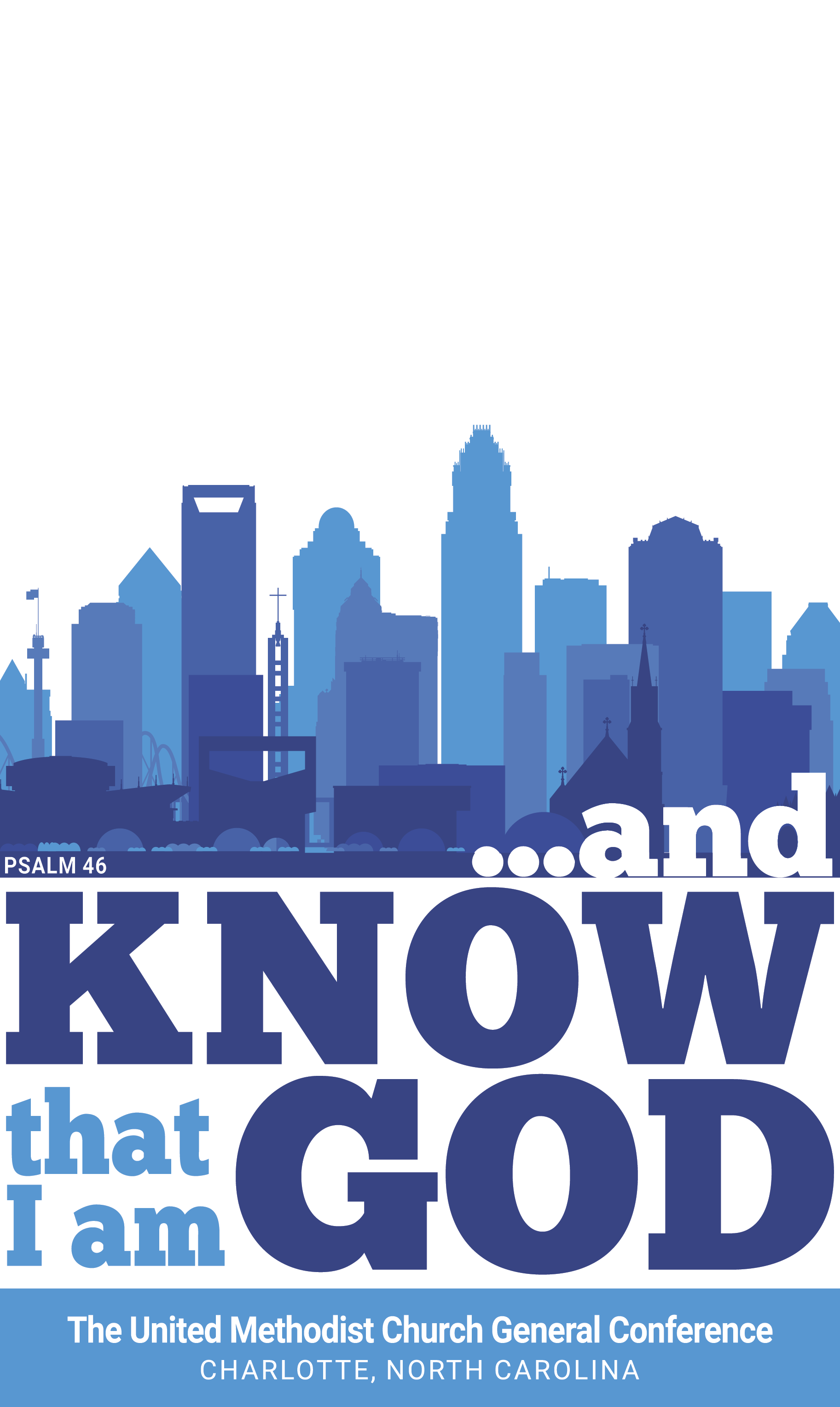 Updated logo for the 2020 General Conference of The United Methodist Church.