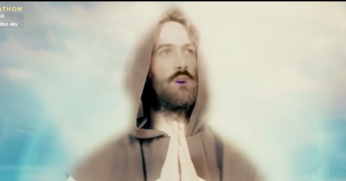 사진: 인공지능 예수, 트취쳐 스크린샷.