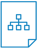 Document structure icon. Icon from NounProject.com. 