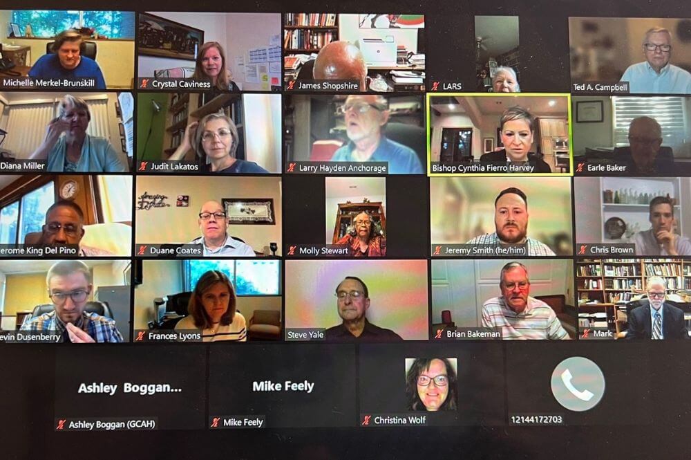The General Commission on Archives and History held its annual board meeting Sept. 14-15, 2023, gathering its members from across the globe for the two-day virtual event. Image by Crystal Caviness, United Methodist Communications.