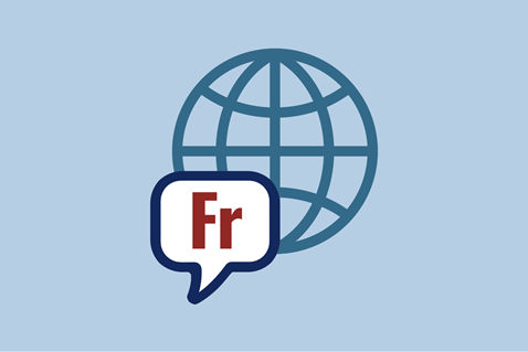 Regionalization legislation, French translation. Icons from NounProject.com.