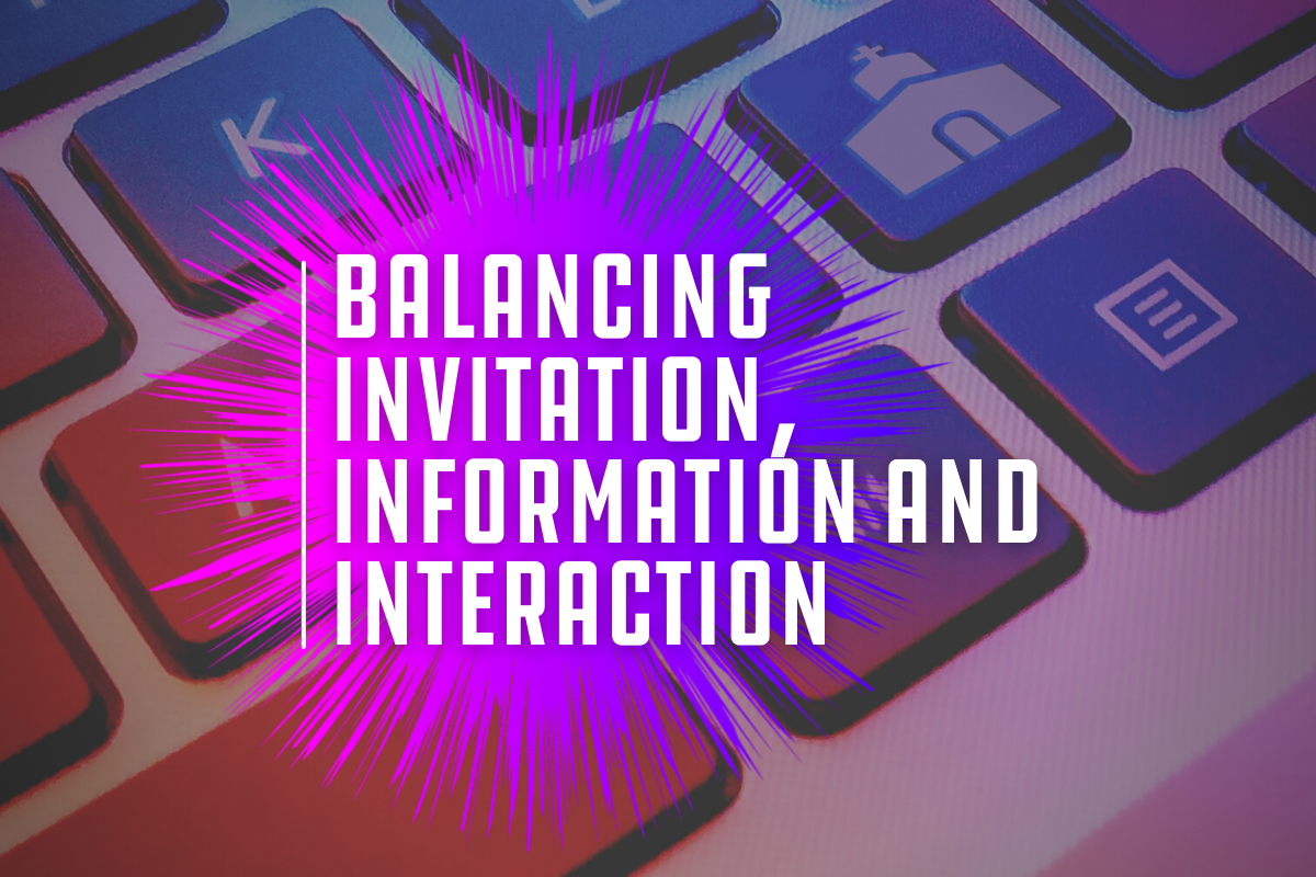 Balancing your digital ministry content.