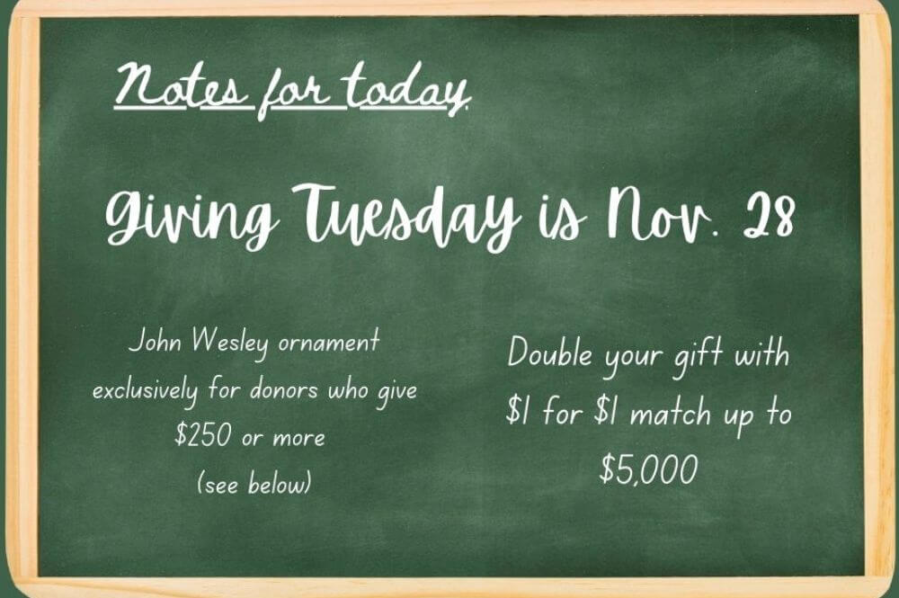 Join GCAH on Giving Tuesday 2023 as a partner in The UMC's Ministry of Memory.