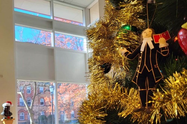 Let John Wesley strangely warm your Christmas tree with these unique ornaments from the General Commission on Archives and History. Photo by Michelle Merkel-Brunskill