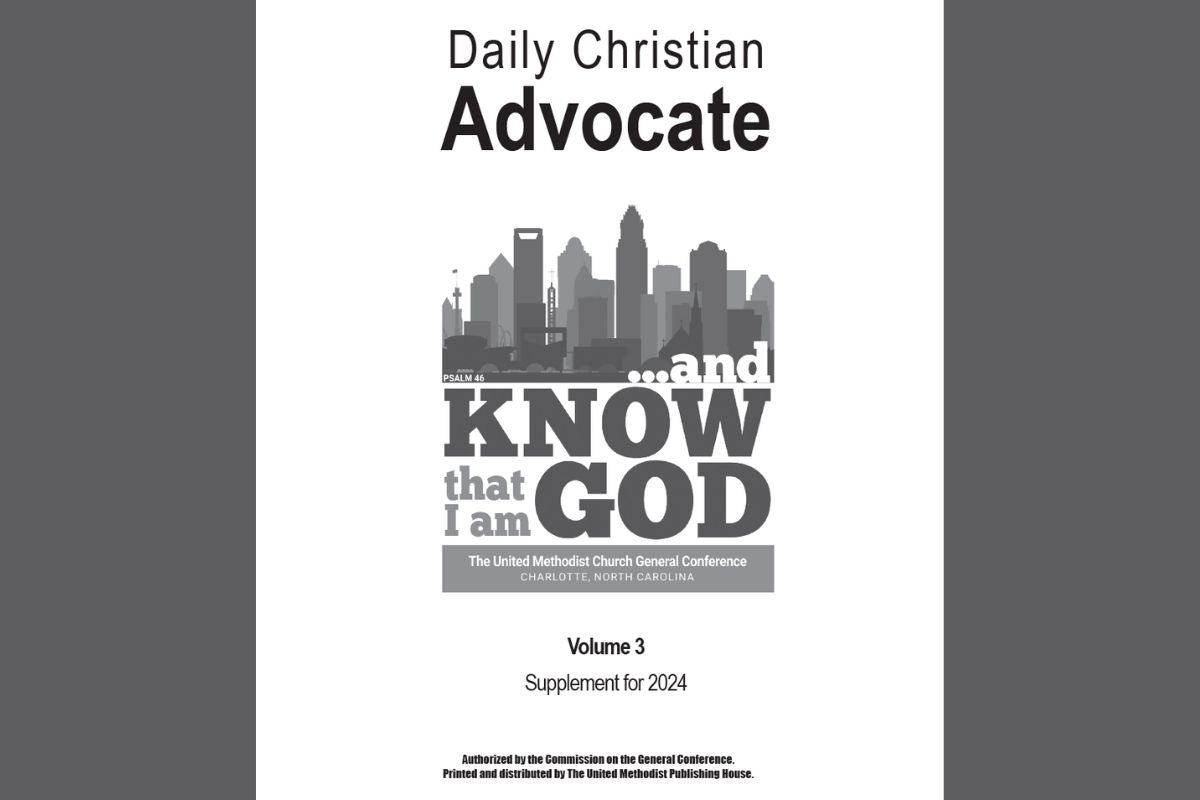 Sample of a PDF file of the printed supplement posted on the General Conference website.