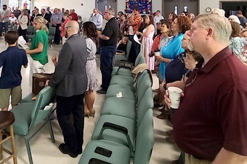 Bryan Community Church in Texas chartered as a new congregation in a unique way – they also merged with another area church to establish a strong presence. Courtesy of Texas Conference