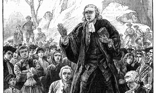 John Wesley preaching. Photo credit: Photos.com/gettyimages John Wesley preaching. Photo credit: Photos.com/gettyimages