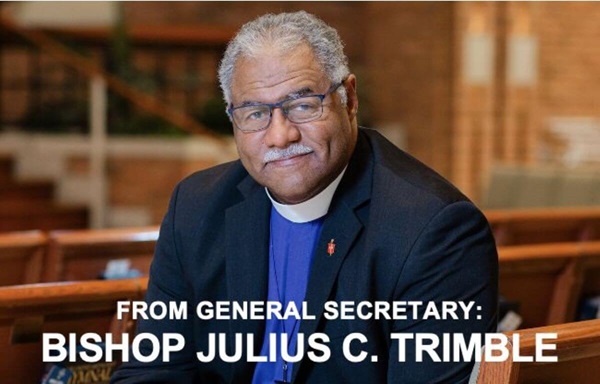 Bishop Julius C. Trimble, the new General Secretary of the General Board of Church and Society. Photo courtesy of Church and Society.