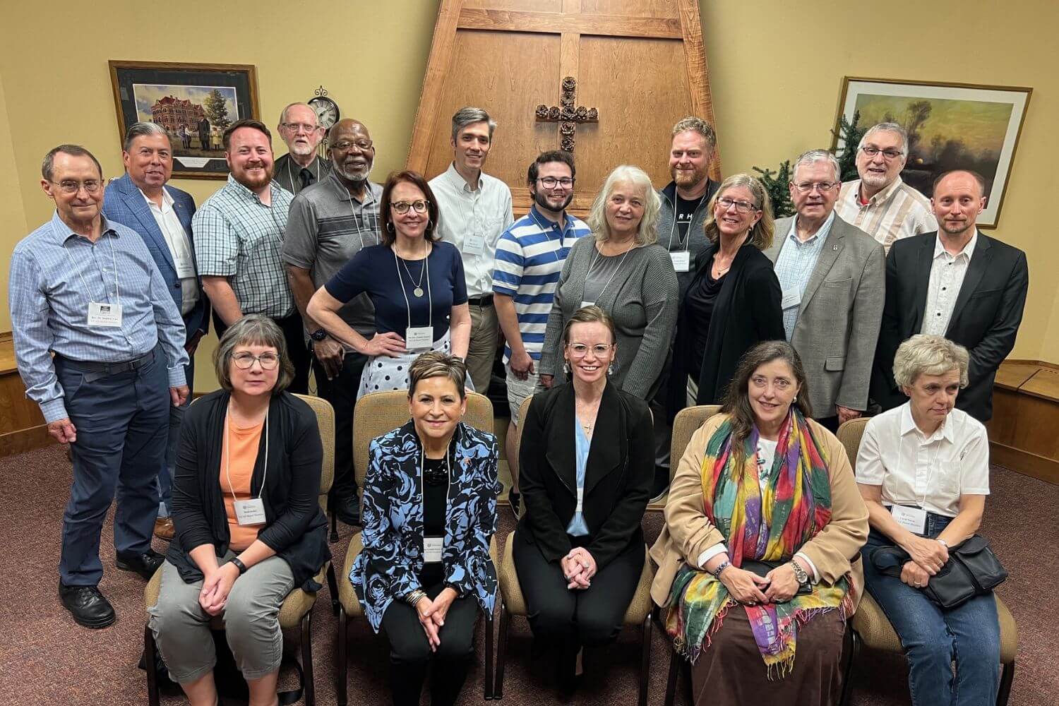 The General Commission on Archives and History held its first in-person board meeting since 2019 on Sept. 9, 2024, at Bozeman United Methodist Church in Bozeman, Mont. The board gathering coincided with 10th Historical Convocation, held Sept. 10-13, 2024, in Bozeman. Photo by Crystal Caviness.