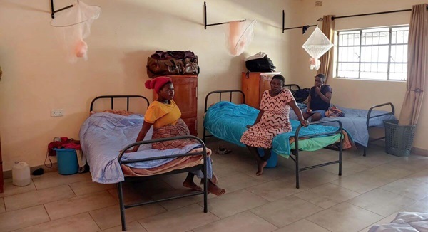 Women in the refurbished Waiting Mothers’ Shelter at Old Mutare now have new beds, mosquito protection, private lockers and a new food program in their last weeks of pregnancy. (Photo: Courtesy of Dr. Emmanuel Mefor)