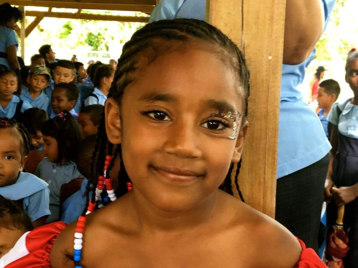 A child from Colombia enjoying a celebration hosted by CEPALC (Latin American Ecumenical Center for Inclusive Communication), a partner organization that has received support from Encounter’s permanent fund in the past. (Photo: CEPALC)