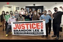 Le Conseil Général de l’Église et Société s'est associé à la campagne Justice for Brandon Lee (Justice pour Brandon Lee) pour organiser un rassemblement de partage de la foi dans le bâtiment Méthodiste Uni. Photo avec l'aimable autorisation de l’Église et Société.